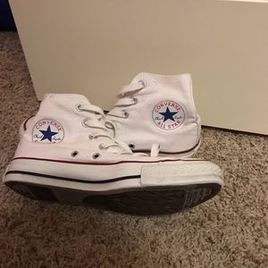 white high top converse